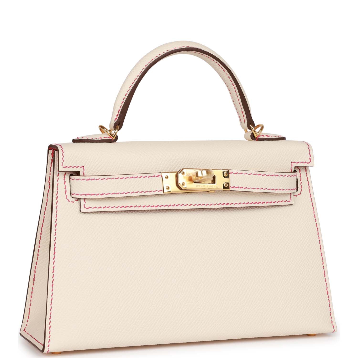 Hermes HSS Kelly Sellier 20 Lime/Rose Azalee Epsom Gold Hardware ...