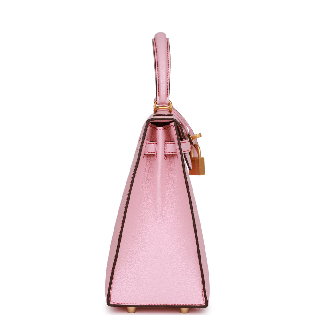 Hermes Special Order (HSS) Birkin 25 Rose Lipstick and Anemone Chevre  Palladium Hardware – Madison Avenue Couture