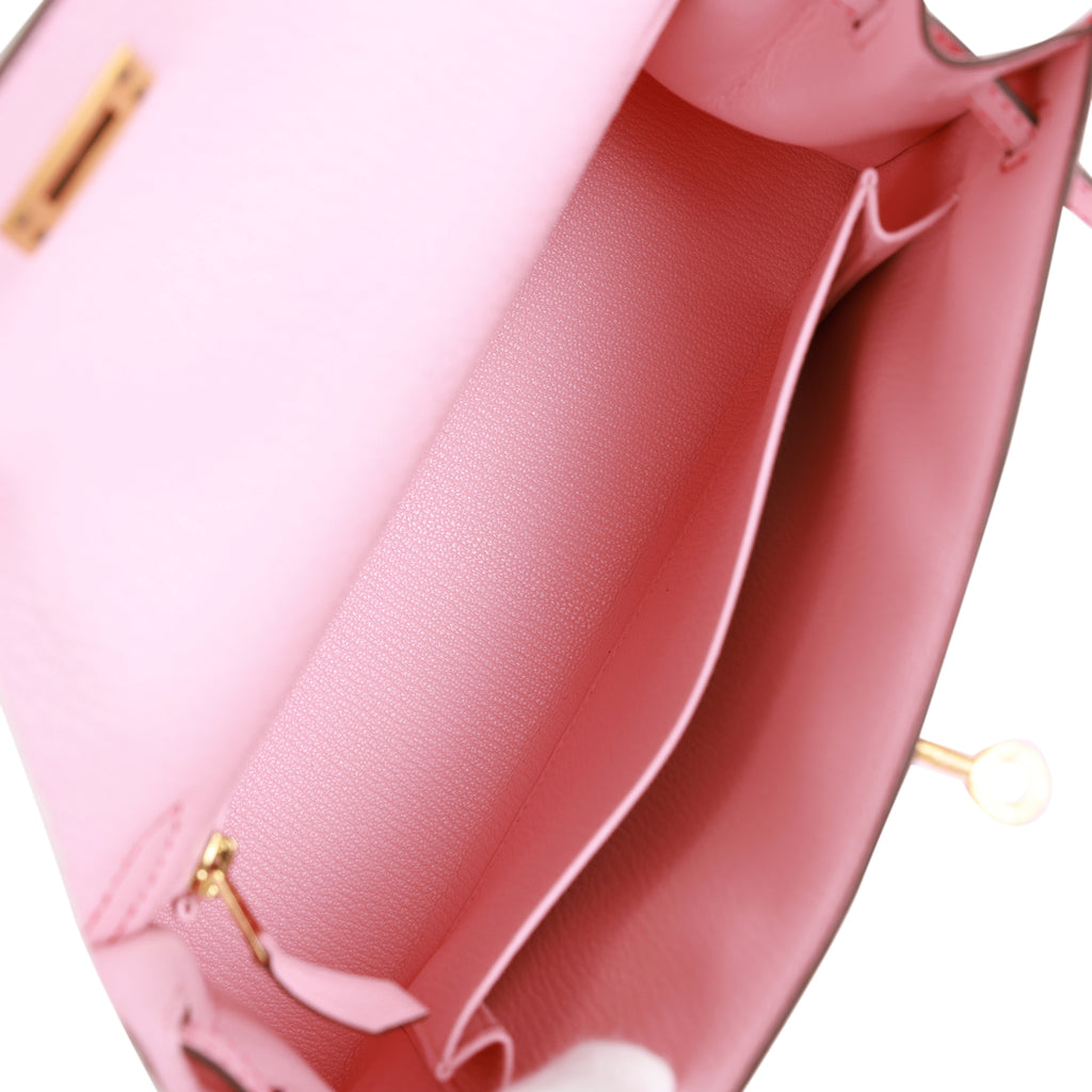 Hermes Rose Confetti Pink Special Order Chevre Birkin with Horseshoe  Stamp