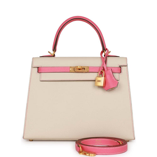 Sold at Auction: Hermes Birkin 25 HSS Bag, Beton Togo Leather, Pink Rose  Interior, Brushed Gold Hardware