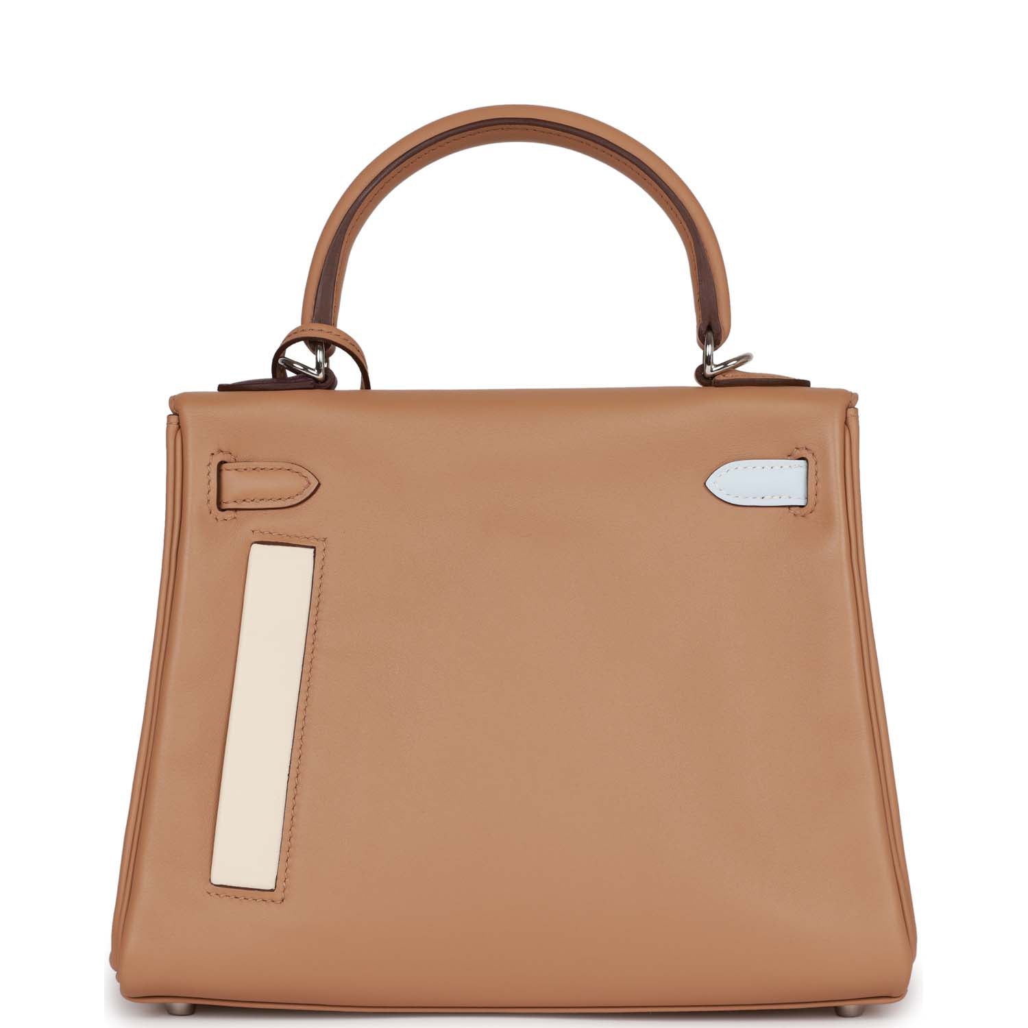 Hermes Colormatic Kelly Retourne 25 Chai, Bleu Brume and Lime Swift Pa ...