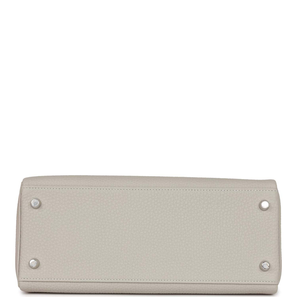 Hermès Gris Tourterelle Retourne Kelly 28cm of Togo Leather with Palladium  Hardware, Handbags and Accessories Online, Ecommerce Retail