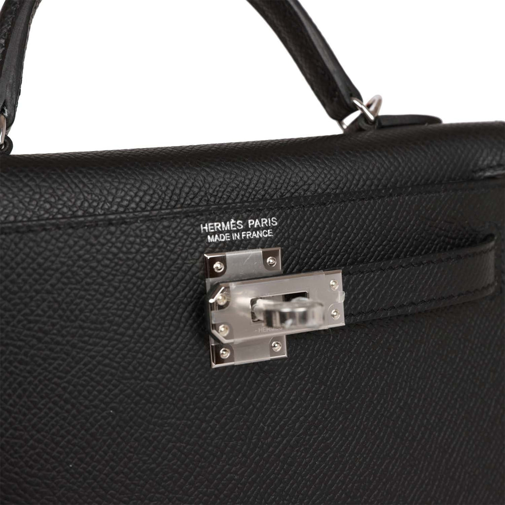 Hermes Kelly Sellier 20 Bubblegum Epsom Palladium Hardware – Madison Avenue  Couture