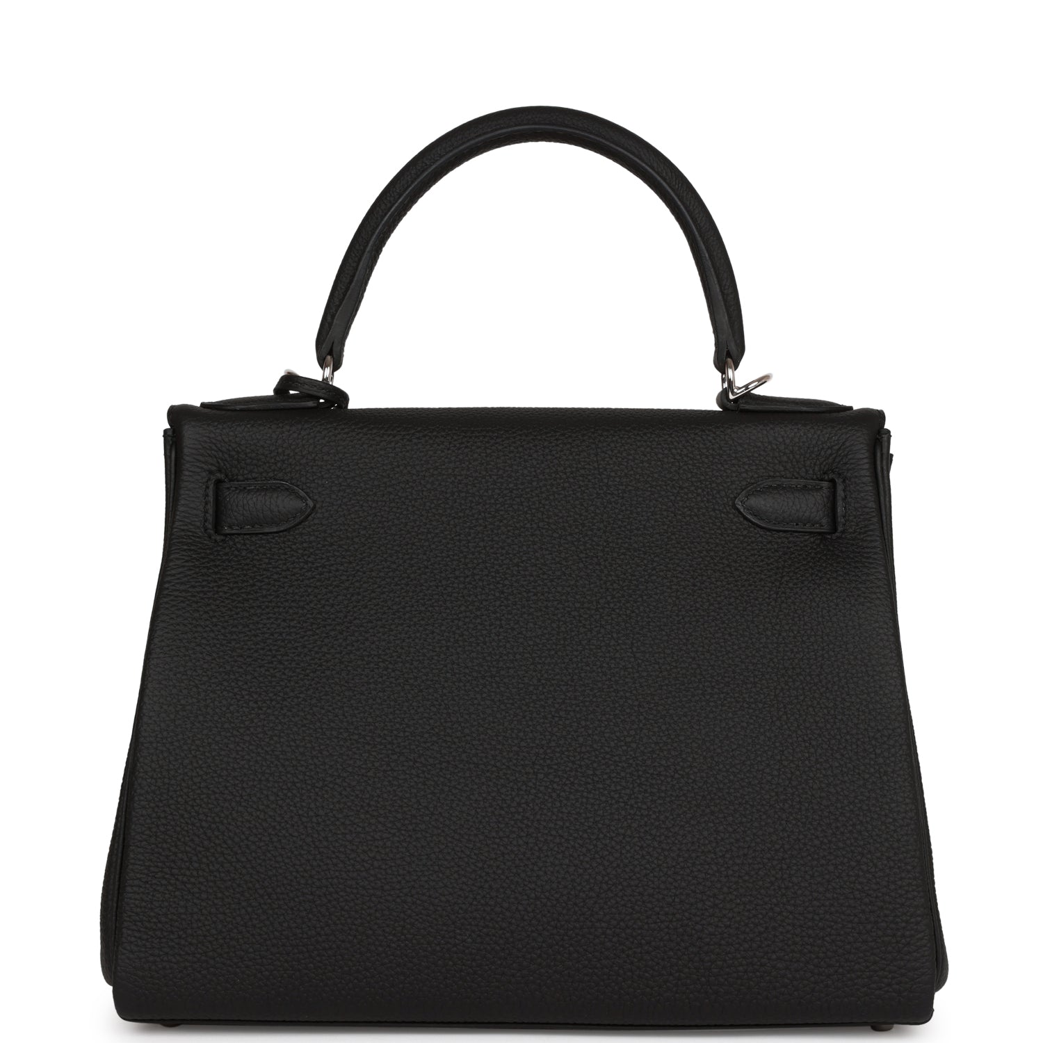 Hermes Kelly Retourne 28 Black Togo Palladium Hardware – Madison Avenue ...