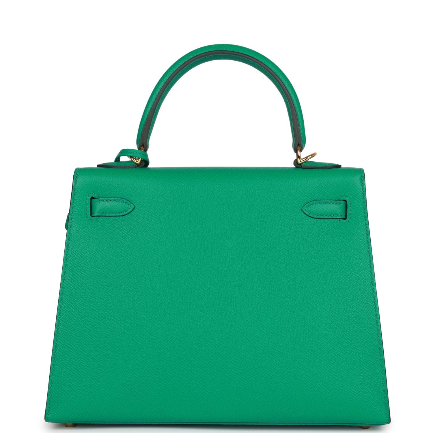 Hermes Kelly Sellier 25 Vert Jade Epsom Gold Hardware – Madison Avenue ...