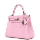 Hermes Kelly Retourne 25 Mauve Sylvestre Swift Palladium Hardware