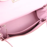 Hermes Kelly Retourne 25 Mauve Sylvestre Swift Palladium Hardware