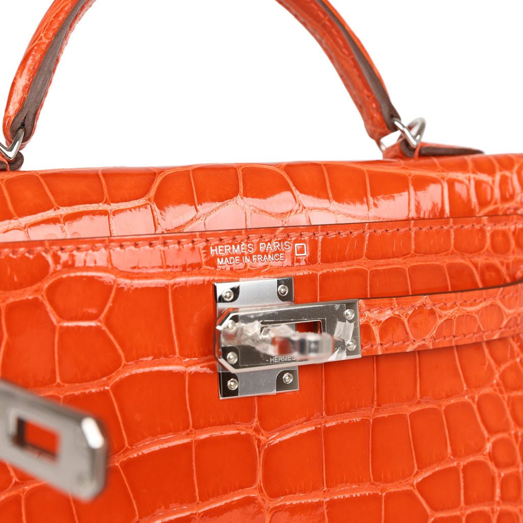 Mini Kelly Pochette Orange Poppy - Bags Of Luxury