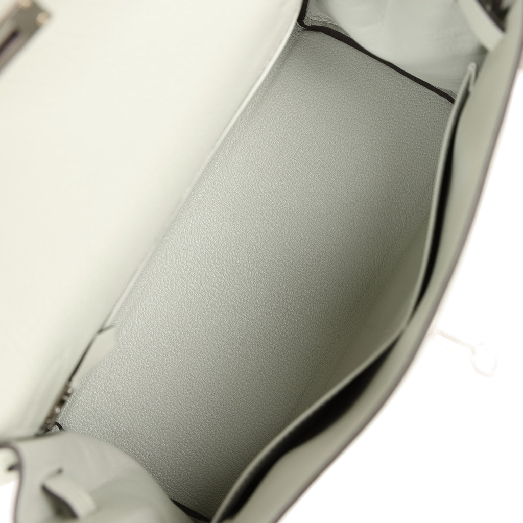 Hermes Kelly Handbag Grey Togo with Palladium Hardware 25 Gray 2309461