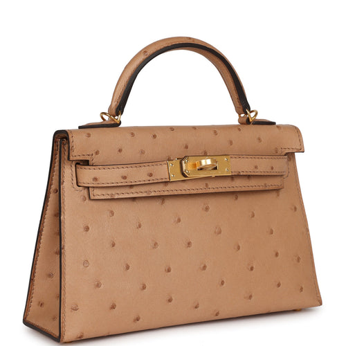 Kelly Hermès HERMES Handbags T. Exotic leathers Grey ref.970675 - Joli  Closet