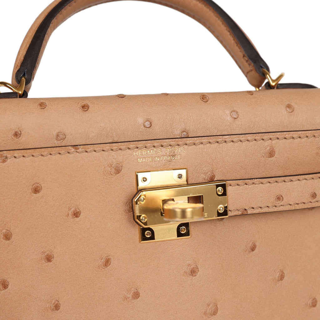 Hermes Kelly Sellier 25 Black Ostrich Gold Hardware – Madison Avenue Couture