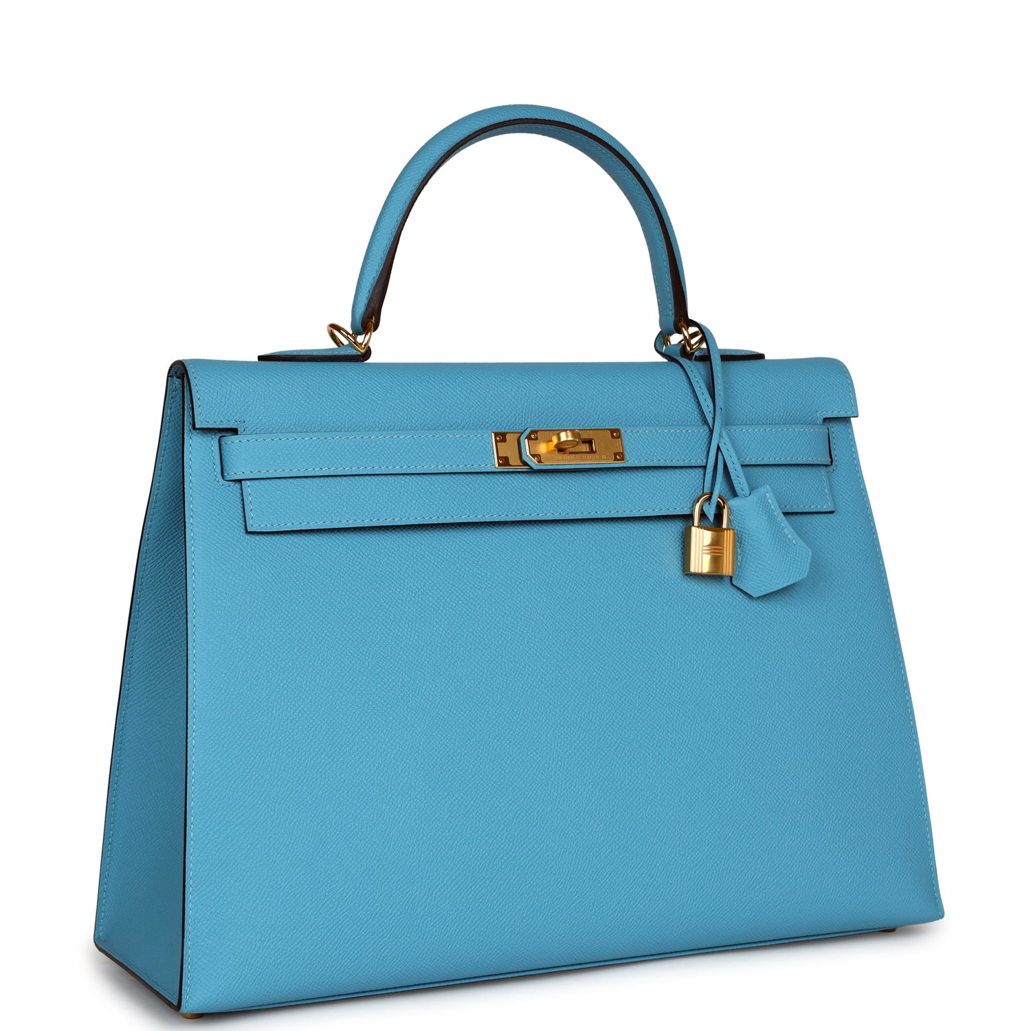 Hermes Kelly Sellier 35 Bleu du Nord Epsom Gold Hardware – Madison ...