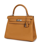 Hermes Kelly Retourne 28 Naturel Sable Togo Palladium Hardware