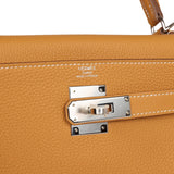 Hermes Kelly Retourne 28 Naturel Sable Togo Palladium Hardware