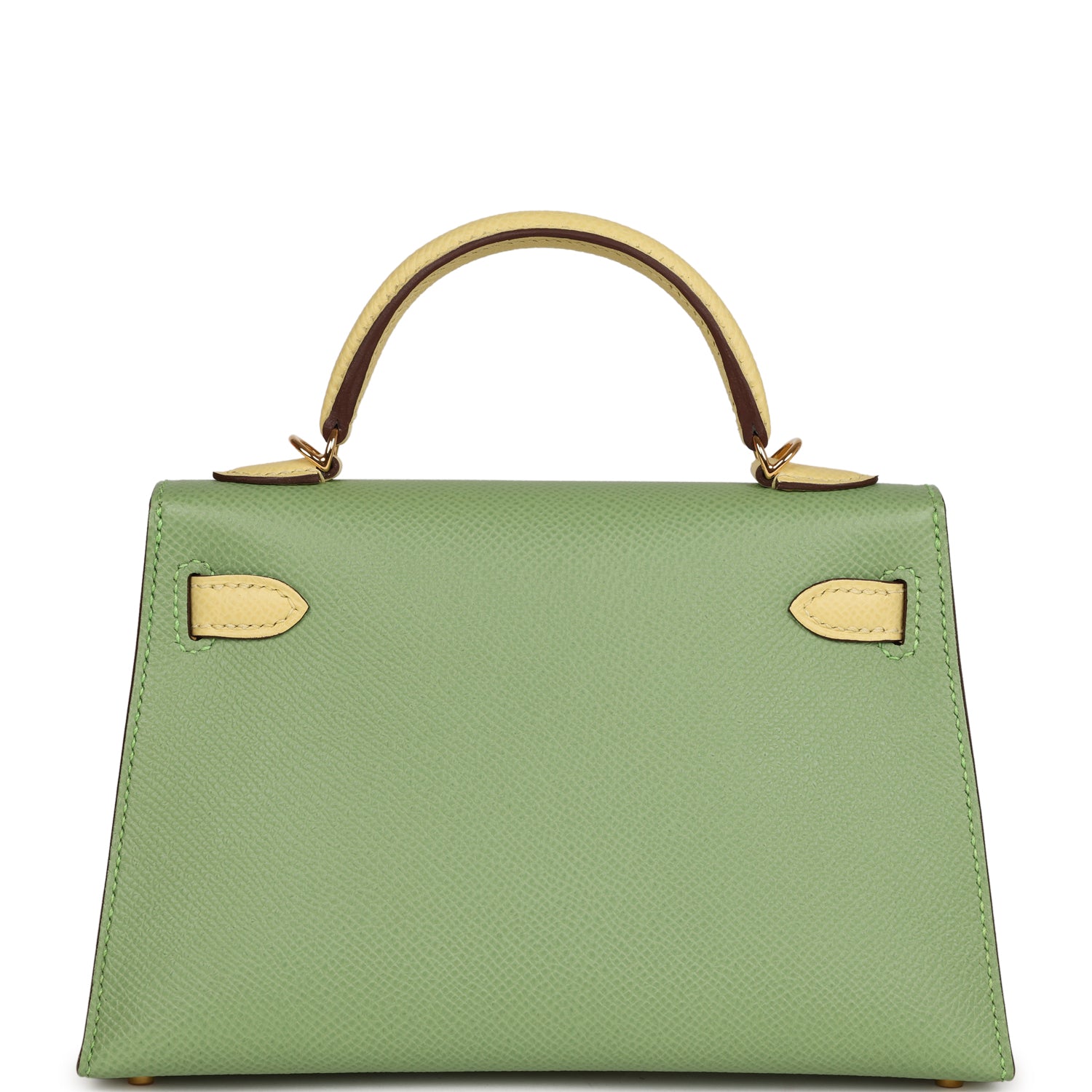 Hermes Special Order (HSS) Kelly 20 Vert Criquet and Limoncello Epsom ...