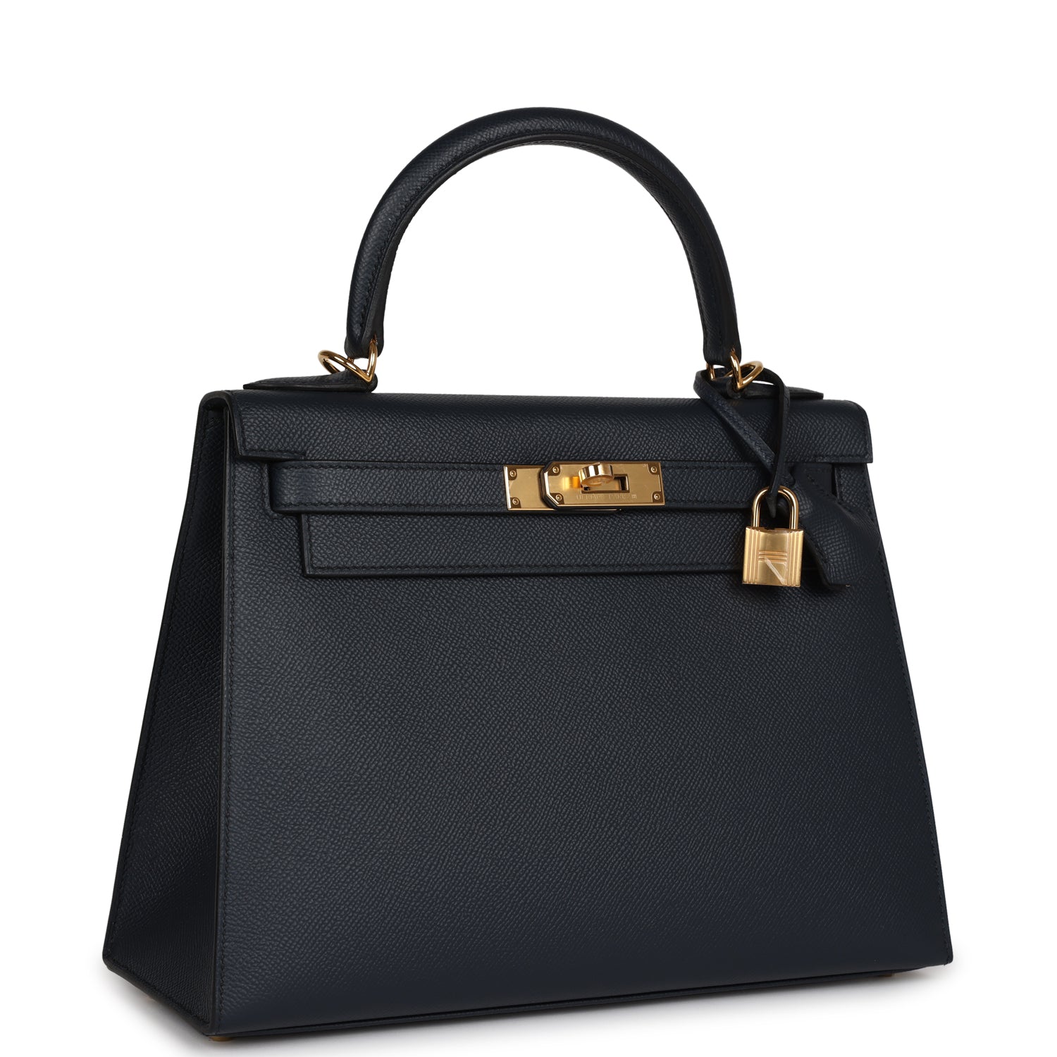 Hermes Kelly Sellier 28 Bleu Indigo Epsom Gold Hardware – Madison ...