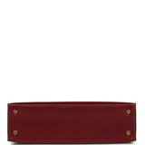 Hermes Kelly Sellier 20 Rouge H Box Gold Hardware