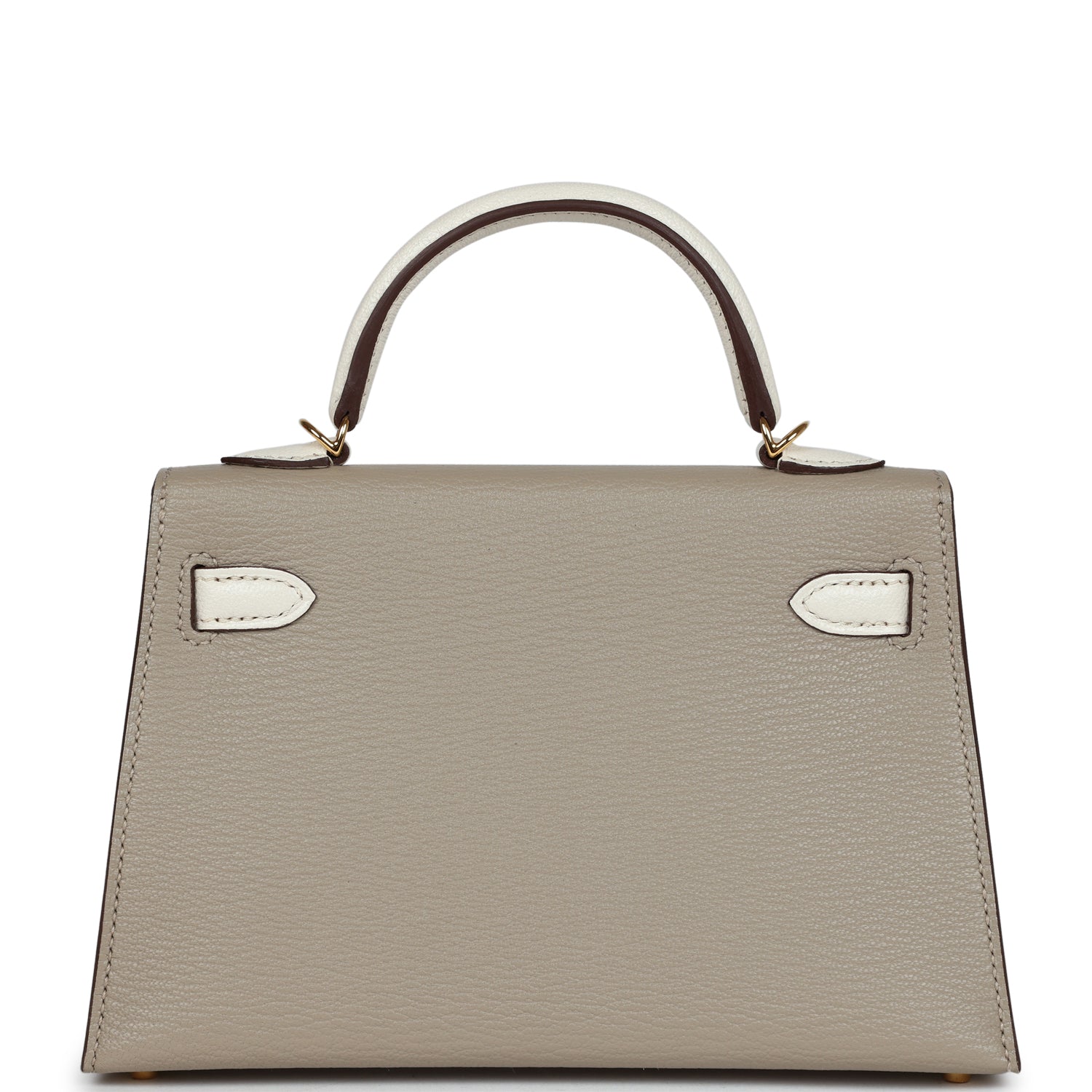 Hermes Special Order (HSS) Kelly 20 Gris Tourterelle and Nata Chevre G ...