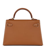 Hermes Kelly Sellier 20 Gold Epsom Gold Hardware