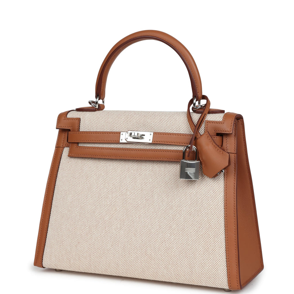 Hermes canvas kelly Clearance