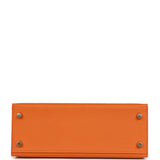 Hermes Kelly Sellier 25 Orange Epsom Gold Hardware