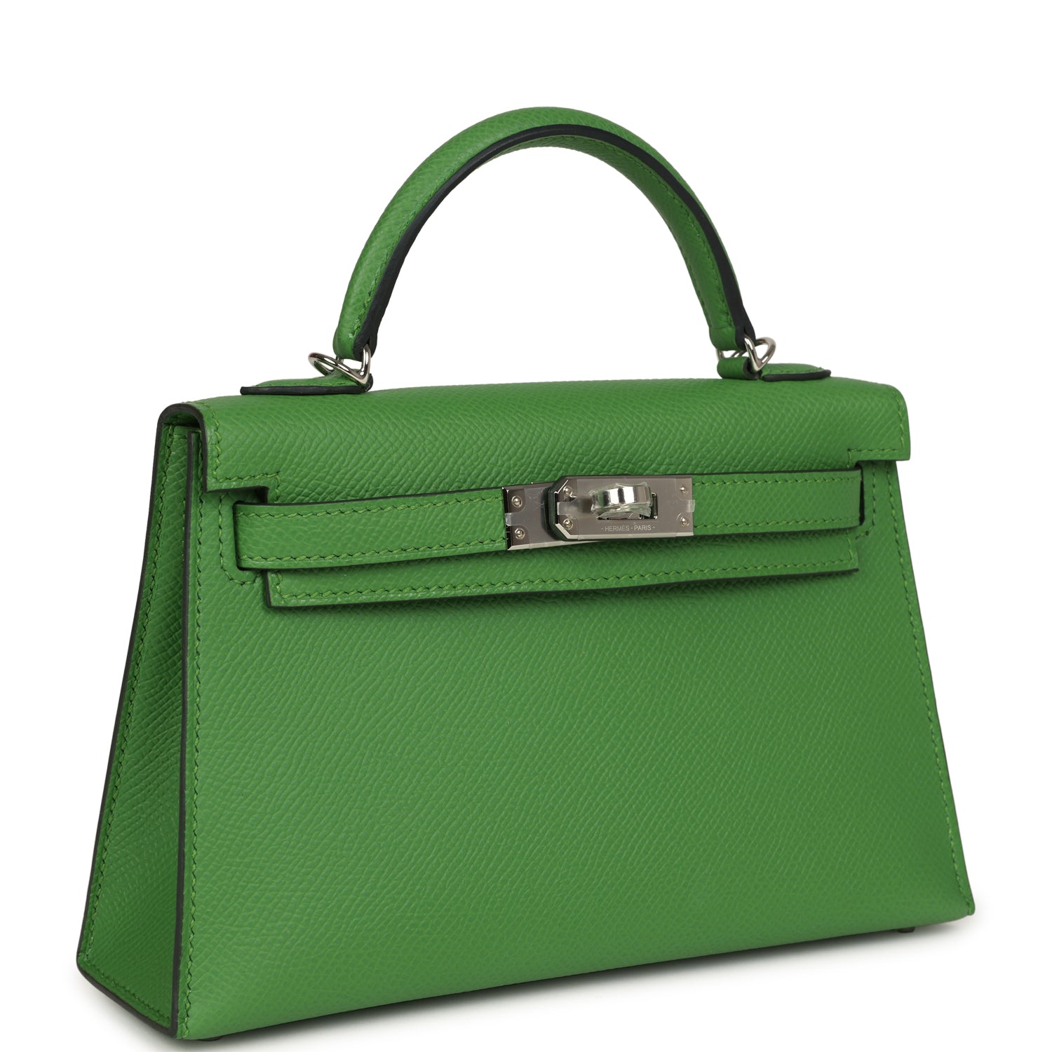 Hermes Kelly Sellier 20 Vert Yucca Epsom Palladium Hardware – Madison ...