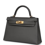 Hermes Kelly Sellier 20 Gris Meyer Epsom Gold Hardware