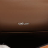 Hermes Teddy Kelly 20 Chamois Shearling and Swift Palladium Hardware