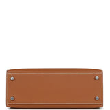 Hermes Kelly Sellier 25 Gold Epsom Palladium Hardware