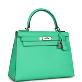 Hermes Kelly Sellier 28 Vert Comics Epsom Palladium Hardware