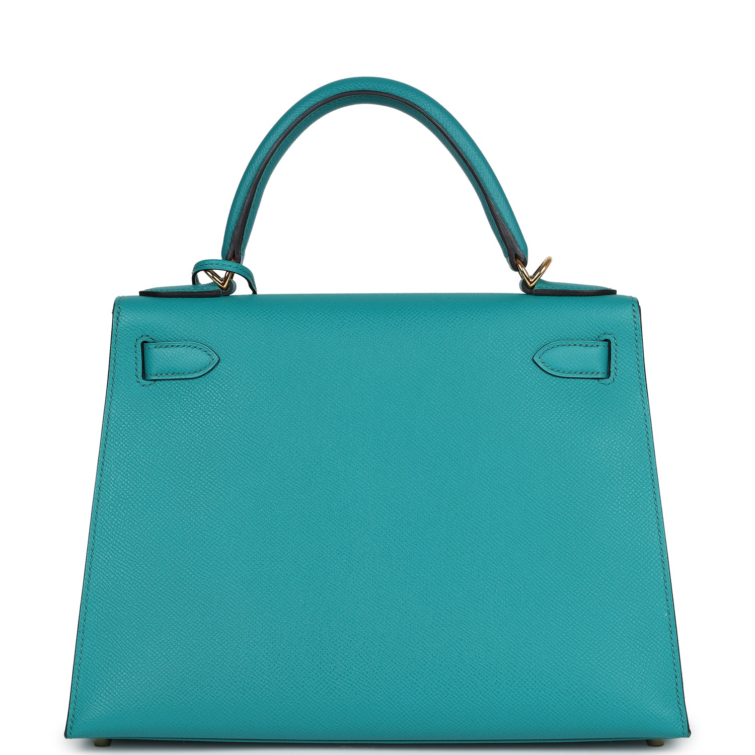 Pre-owned Hermes Kelly Sellier 28 Vert Verone Epsom Gold Hardware ...