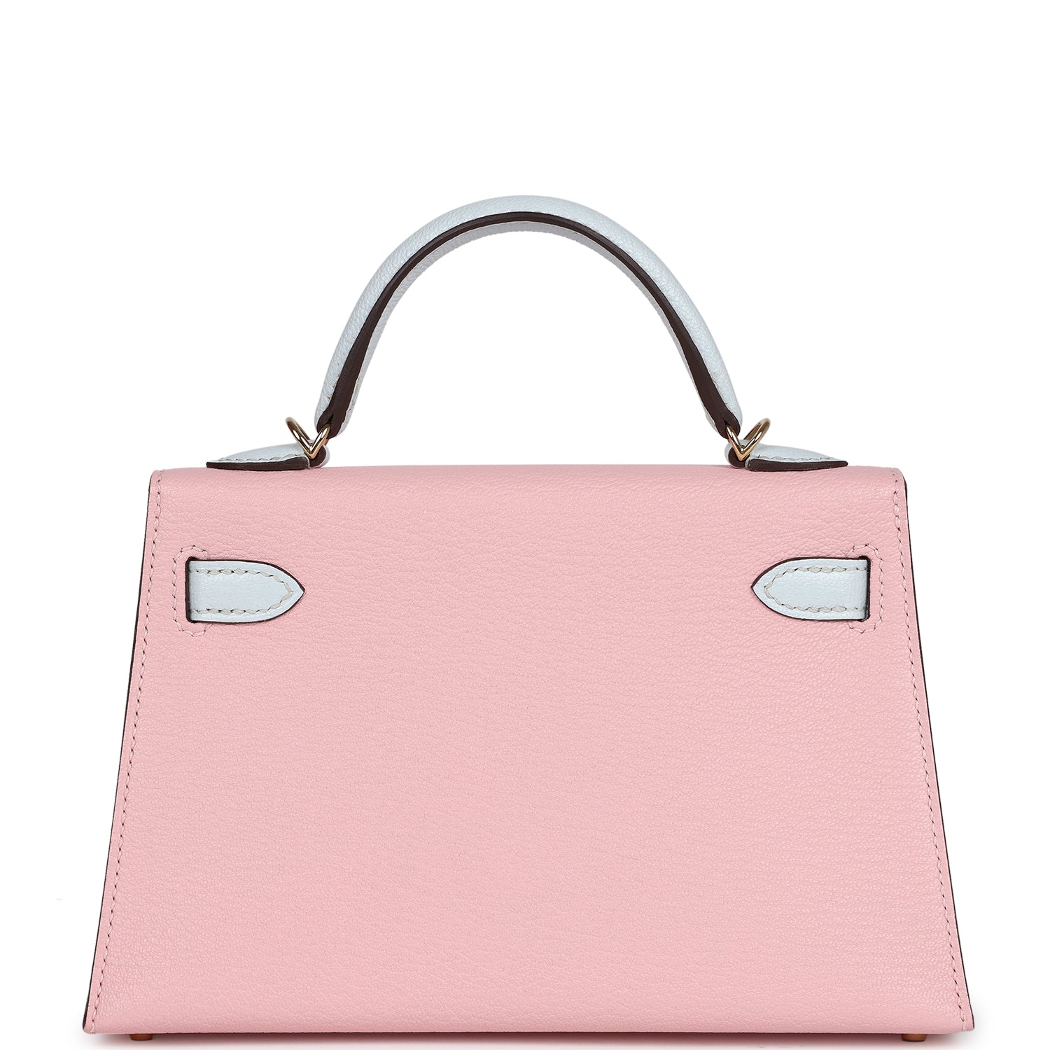 Hermes Special Order (HSS) Kelly 20 Rose Sakura/Bleu Brume Chevre ...