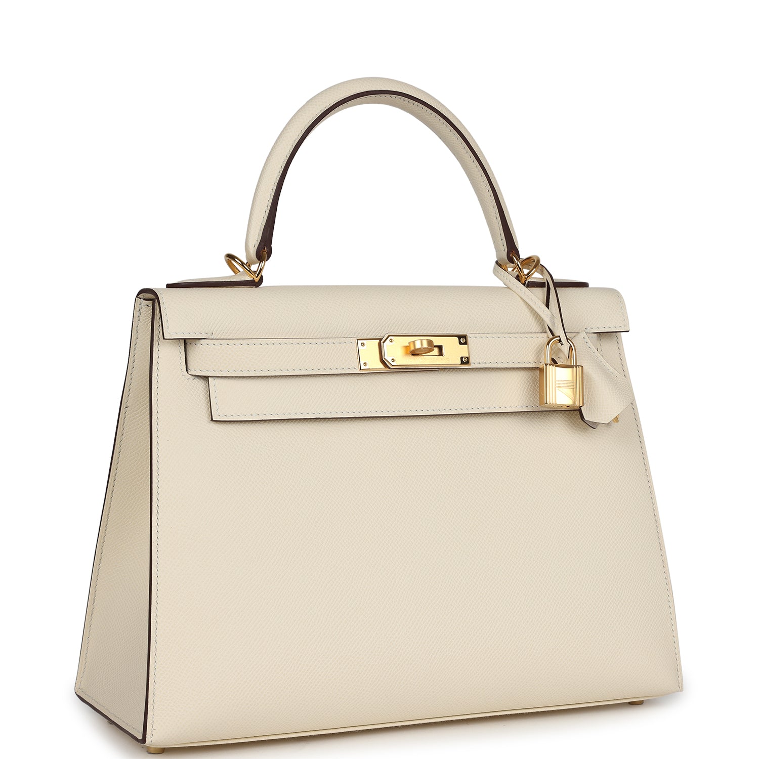 Hermes Kelly Sellier 28 Nata Epsom Gold Hardware – Madison Avenue Couture