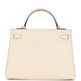 Pre-owned Hermes Kelly Retourne 32 Nata Clemence Gold Hardware