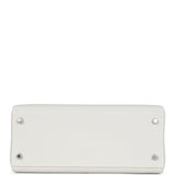 Hermes Kelly Retourne 28 Gris Pale Togo Palladium Hardware