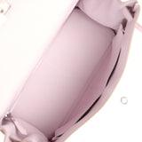 Pre-owned Hermes Kelly Retourne 28 Mauve Pale Clemence Palladium Hardware