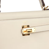 Hermes Kelly Retourne 25 Nata Swift Gold Hardware