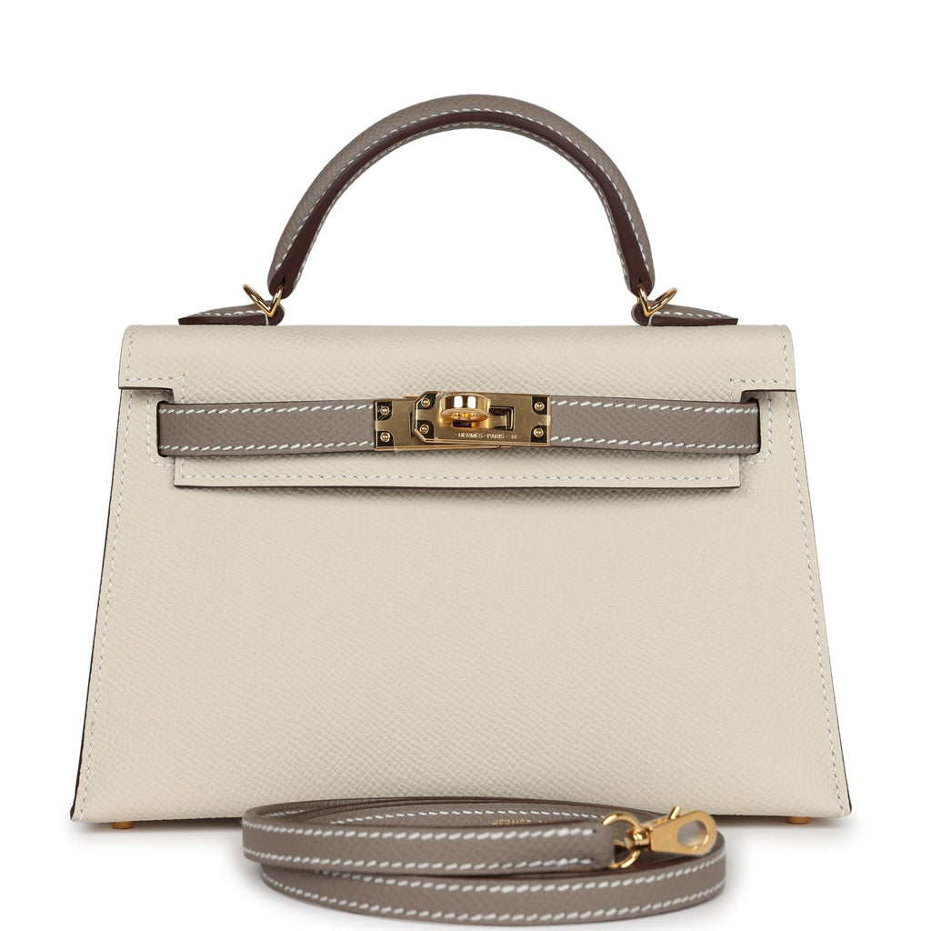 Hermes Special Order (HSS) Kelly Sellier 20 Craie and Gris 