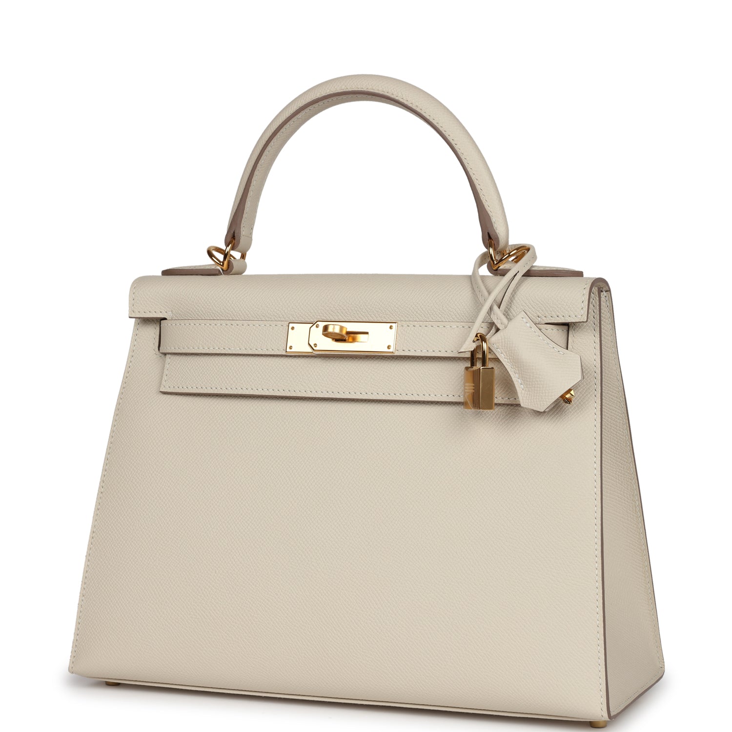 Hermes Kelly Sellier 28 Craie Epsom Gold Hardware – Madison Avenue Couture