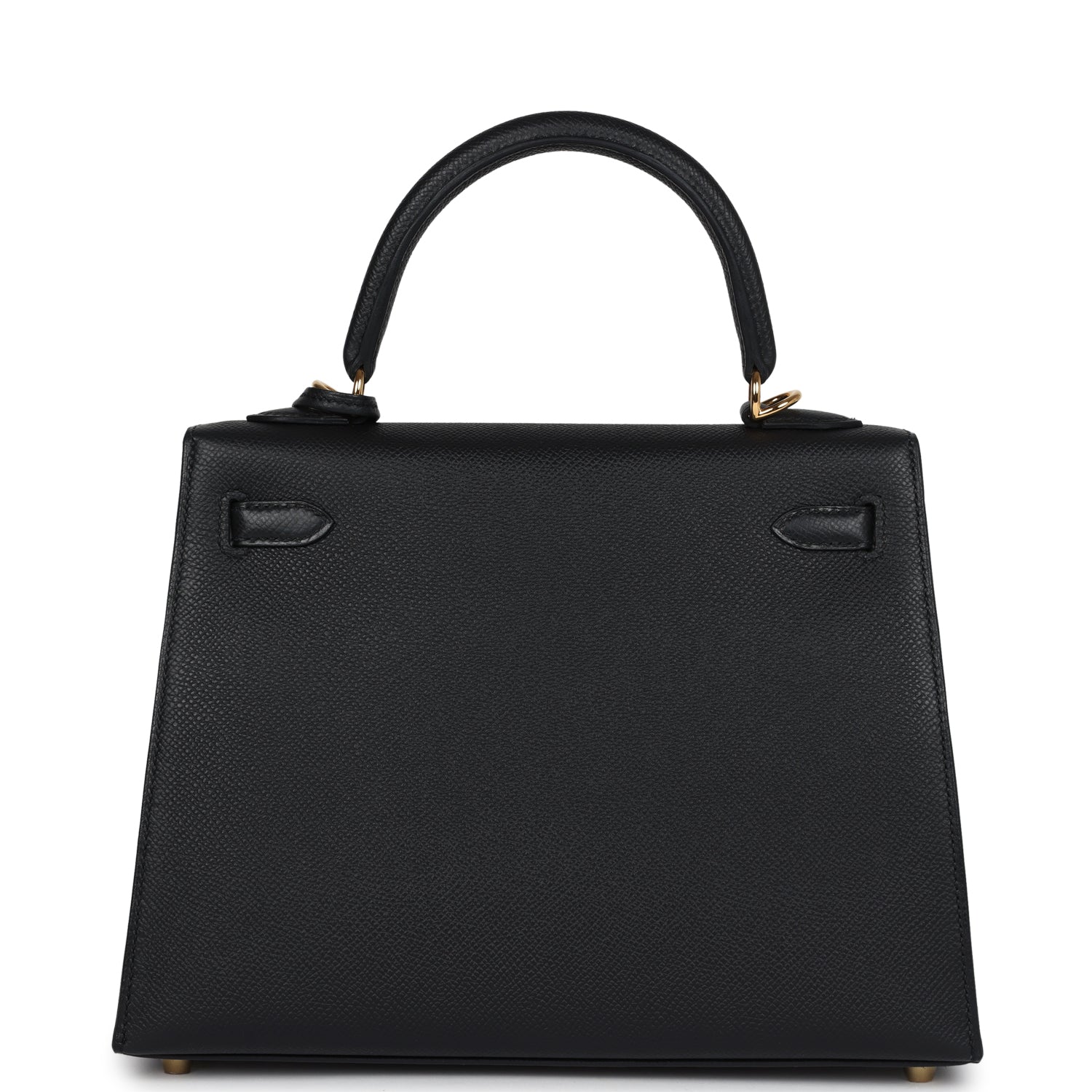 Hermes Kelly Sellier 25 Black Epsom Gold Hardware – Madison Avenue Couture