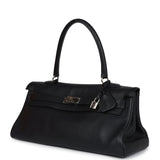 Pre-owned Hermes Shoulder Kelly 42 JPG Black Clemence Palladium Hardware