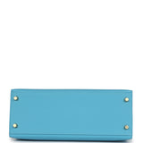 Hermes Kelly Sellier 28 Bleu du Nord Epsom Gold Hardware