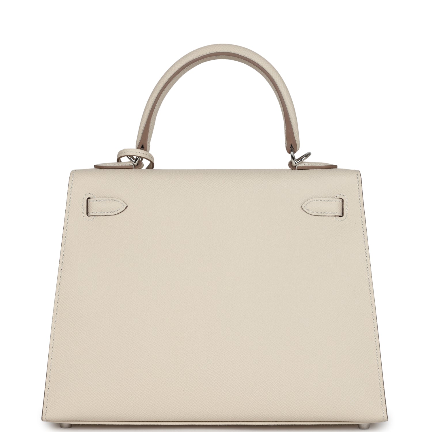 Hermes Kelly Sellier 25 Craie Epsom Palladium Hardware – Madison Avenue ...