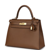 Hermes Kelly Sellier 28 Alezan Epsom Gold Hardware