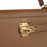 Hermes Kelly Sellier 28 Alezan Epsom Gold Hardware