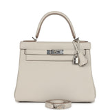 Hermes Kelly Retourne 28 Beton Togo Palladium Hardware