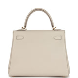 Hermes Kelly Retourne 25 Craie Togo Gold Hardware