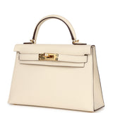 Hermes Kelly Sellier 20 Nata Epsom Gold Hardware