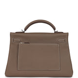 Hermes Kelly 42 Maxi Etoupe Togo Palladium Hardware