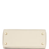 Hermes Kelly Retourne 25 Craie Togo Gold Hardware